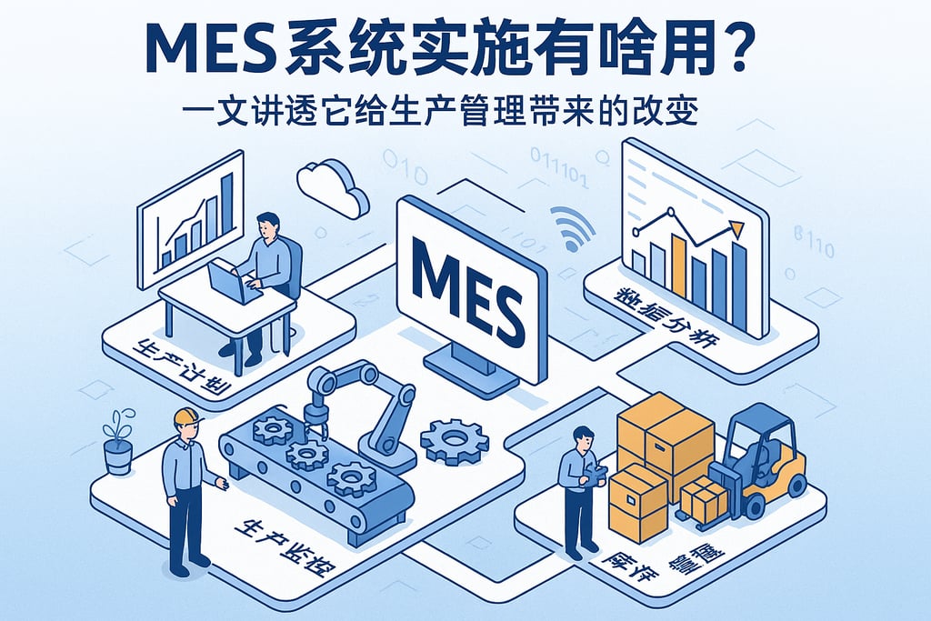 MES 系统实施有啥用？一文讲透它给生产管理带来的改变